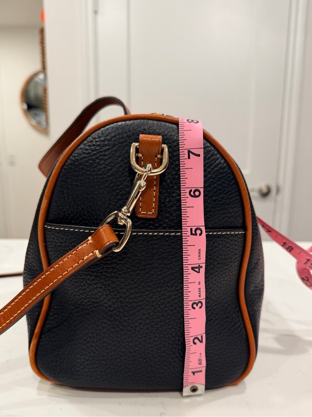 Dooney & Bourke Pebble Grain Olivia Satchel - Picture 8 of 12